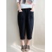 Women Casual Linen Cotton Elastic High Waist Harem Pants Women Casual Linen Cotton Elastic High Waist Harem Pants