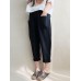 Women Casual Linen Cotton Elastic High Waist Harem Pants Women Casual Linen Cotton Elastic High Waist Harem Pants