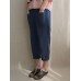 Women Casual Linen Cotton Elastic High Waist Harem Pants Women Casual Linen Cotton Elastic High Waist Harem Pants
