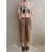 Women Casual Linen Cotton Elastic High Waist Harem Pants Women Casual Linen Cotton Elastic High Waist Harem Pants