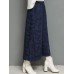 Vintage Women Elastic Waist Jacquard Wide Leg Pants Vintage Women Elastic Waist Jacquard Wide Leg Pants