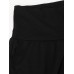 Casual Women Pure Color Stretch Sport Wide Leg Pants Trousers