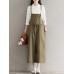 Vintage Women Loose Cototn Linen Elastic Waist Wide Leg Jumpsuit Vintage Women Loose Cototn Linen Elastic Waist Wide Leg Jumpsuit