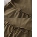 Vintage Women Loose Cototn Linen Elastic Waist Wide Leg Jumpsuit Vintage Women Loose Cototn Linen Elastic Waist Wide Leg Jumpsuit