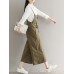 Vintage Women Loose Cototn Linen Elastic Waist Wide Leg Jumpsuit Vintage Women Loose Cototn Linen Elastic Waist Wide Leg Jumpsuit