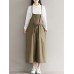 Vintage Women Loose Cototn Linen Elastic Waist Wide Leg Jumpsuit Vintage Women Loose Cototn Linen Elastic Waist Wide Leg Jumpsuit