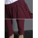 Women Casual Solid Color Elastic Waist Pants With Pocket Women Casual Solid Color Elastic Waist Pants With Pocket