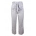Women High Drawstring Waist Stripe Casual Slim Pants