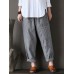 Women Stripe Elastic Waist Casual Loose Harem Pants Women Stripe Elastic Waist Casual Loose Harem Pants