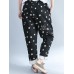 Women Printed Loose High Waist Harem Pants