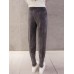 Women Pure Color Drawstring Waist Thicken Velvet Harem Pants Women Pure Color Drawstring Waist Thicken Velvet Harem Pants