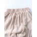 Women Polka Dot Print Elastic Waist Big Swing Hem Chiffon Maxi Skirts