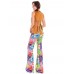 Vintage Women Disco Hippie Halloween Carnival Costume Vintage Women Disco Hippie Halloween Carnival Costume