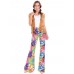 Vintage Women Disco Hippie Halloween Carnival Costume Vintage Women Disco Hippie Halloween Carnival Costume