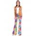 Vintage Women Disco Hippie Halloween Carnival Costume Vintage Women Disco Hippie Halloween Carnival Costume