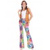 Vintage Women Disco Hippie Halloween Carnival Costume Vintage Women Disco Hippie Halloween Carnival Costume