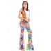 Vintage Women Disco Hippie Halloween Carnival Costume Vintage Women Disco Hippie Halloween Carnival Costume