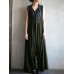 Women Sleeveless V Neck Straps Jumpsuit Wide Leg Overalls Romper