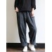 Women High Elastic Waist Striped Loose Cotton Harem Pants Women High Elastic Waist Striped Loose Cotton Harem Pants