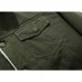 Mens Fleece Liner Thick Warm Chest Pockets Single Breasted Winter Jacket