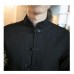 Mens Chinese Style Embroidery Printed Mandarin Collar Vintage Chic Jacket