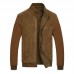 Mens Reversible Double Sided Wearable Autumn Corduroy Cotton Stand Collar Jacket