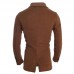 Mens Double Breasted Winter Trench Pea Coat