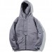 Mens Thick Warm Zipper Hooded Fashion Padded Jacket