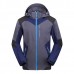 Mens Splicing Color Windproof Waterproof Soft Shell Sport Outdoor Jacket