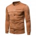 Mens Fashion Casual Solid Color Single-breasted Baseball Jacket Mens Fashion Casual Solid Color Single-breasted Baseball Jacket