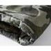 Mens Camo Printing Thick Faux Fur Collar Winter Jacket Casual Coat