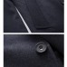 Mens Wool Business Mid-long Casual Suit Collar Single-breasted Trench Coats