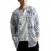 Mens Casual National Linen Kimono Cardigans Coat Streetwear Open Loose Jacket