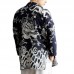 Mens Casual National Linen Kimono Cardigans Coat Streetwear Open Loose Jacket