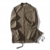 Linen Cotton Casual Comfy Vintage Zipper Autumn Jacket Coats for Men