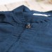 Linen Cotton Casual Comfy Vintage Zipper Autumn Jacket Coats for Men