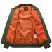 ASSTSERIES Mens Spring Autumn Casual Sport Flight Jacket Pure Color Bomber Jacket Big Size