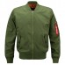 ASSTSERIES Mens Spring Autumn Casual Sport Flight Jacket Pure Color Bomber Jacket Big Size