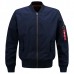 ASSTSERIES Mens Spring Autumn Casual Sport Flight Jacket Pure Color Bomber Jacket Big Size