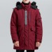 Mens Winter Mid Long Cotton Padded Hooded Thick Warm Jacket Casual Parka