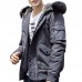 Fall Winter Thick Warm Hooded Casual Jacket for Men