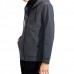 Waterproof Windproof Fleece Warm Hooded Casual Soft Shell Jacket for Men