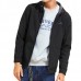 Waterproof Windproof Fleece Warm Hooded Casual Soft Shell Jacket for Men