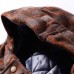 Mens Plaid Checkered Thick Warm Hooded Winter Fashion Jackets
