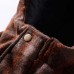 Mens Plaid Checkered Thick Warm Hooded Winter Fashion Jackets