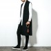 INCERUN Mens Chinese Style Vintage Cotton Loose Fall Cardigan Sleeveless Coats