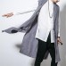 INCERUN Mens Chinese Style Vintage Cotton Loose Fall Cardigan Sleeveless Coats