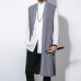 INCERUN Mens Chinese Style Vintage Cotton Loose Fall Cardigan Sleeveless Coats