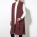 INCERUN Mens Chinese Style Vintage Cotton Loose Fall Cardigan Sleeveless Coats