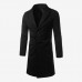 Mens Mid Long Blazer Jacket Trench Coats